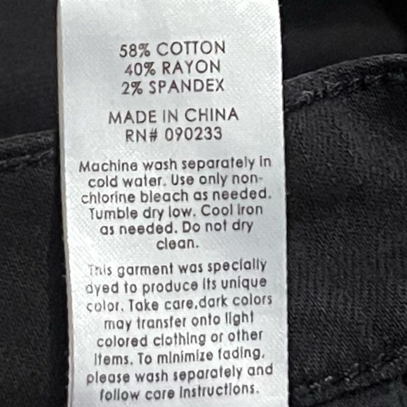 PacSun High Rise Destroyed Distressed Jegging Jeans Black Size 25 Stretchy - Picture 5 of 9